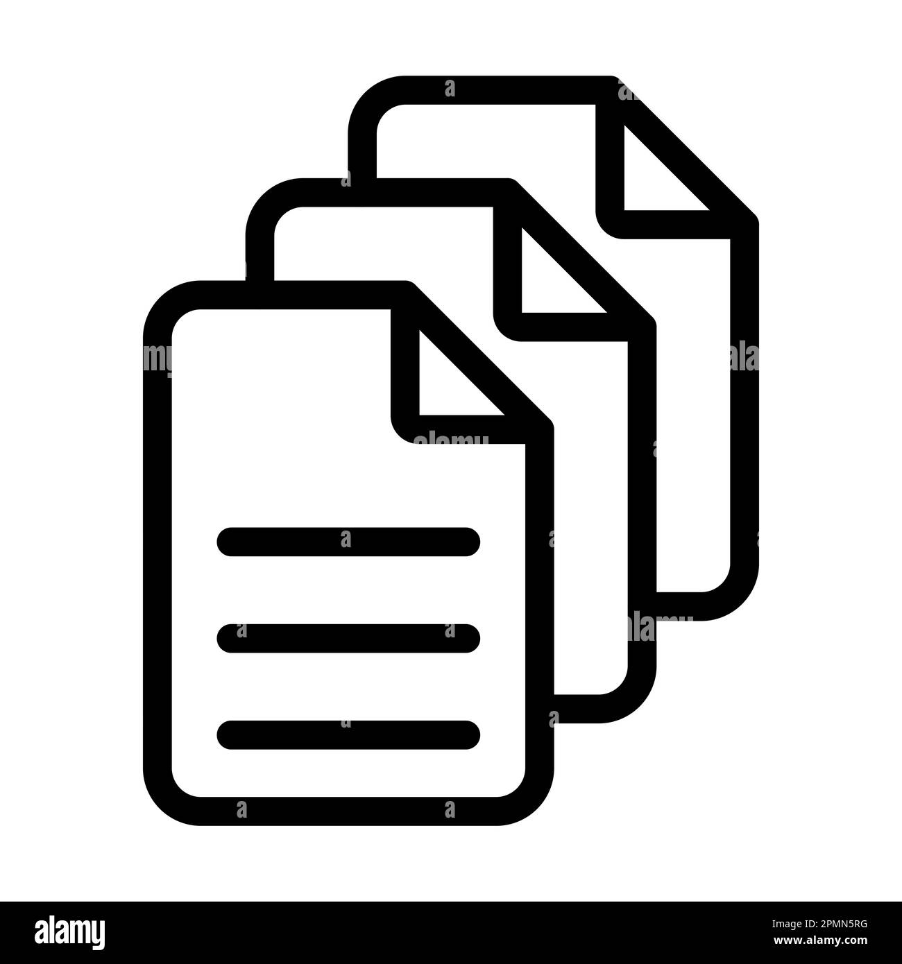 Files Vector Thick Line Icon For Personal And Commercial Use Stock ...