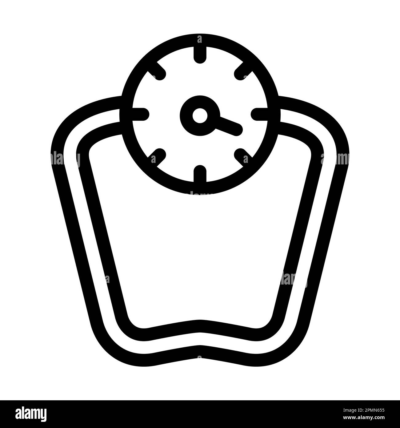 Scale Vector Thick Line Icon For Personal And Commercial Use Stock ...