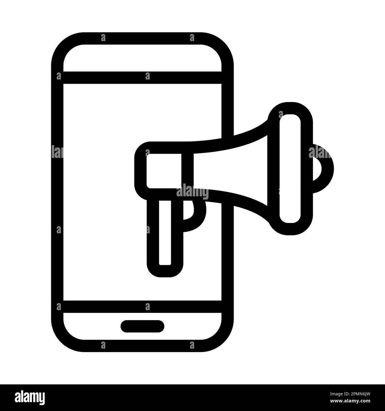 Marketing Vector Thick Line Icon For Personal And Commercial Use Stock ...