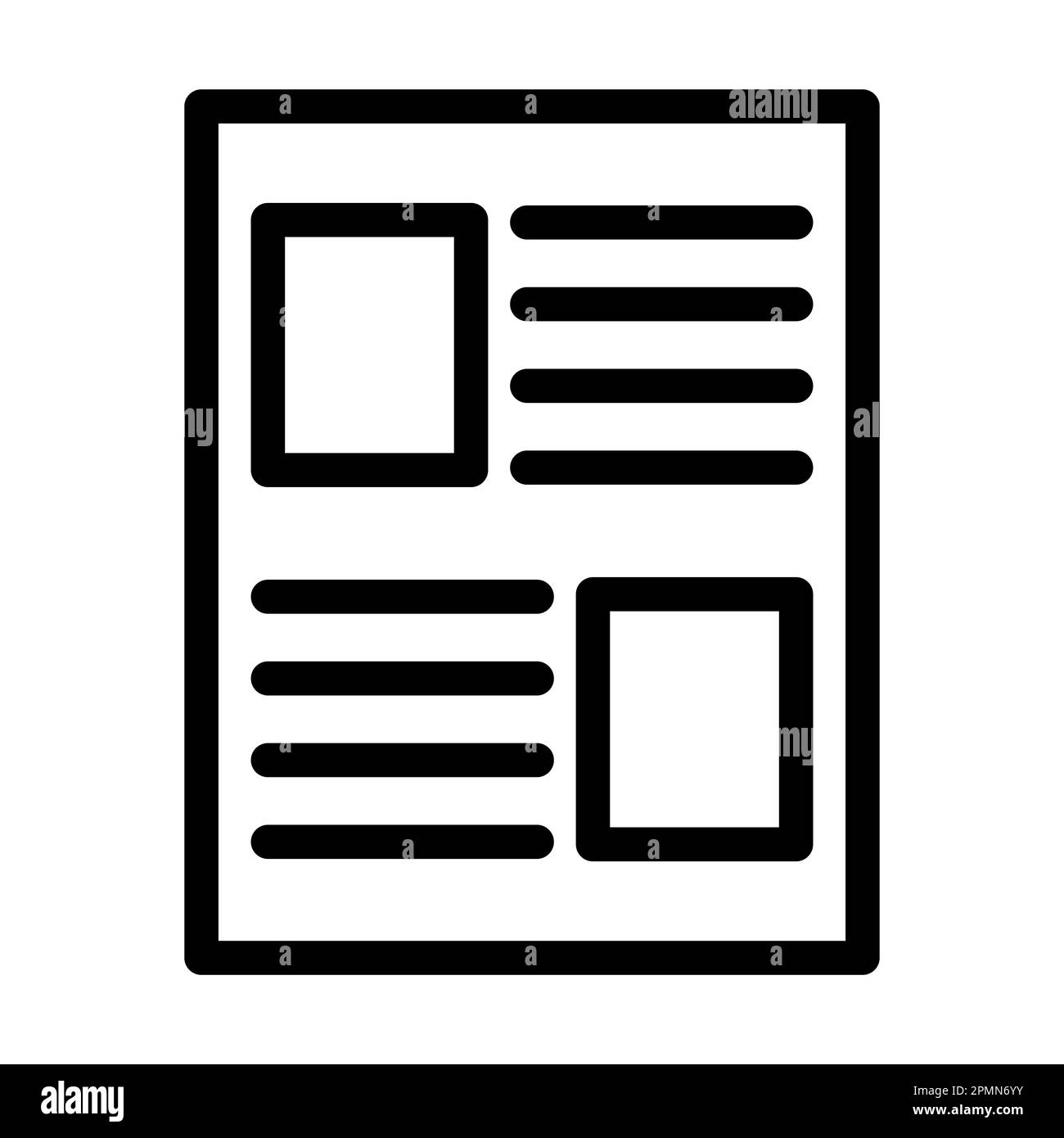 Report Vector Thick Line Icon For Personal And Commercial Use Stock ...
