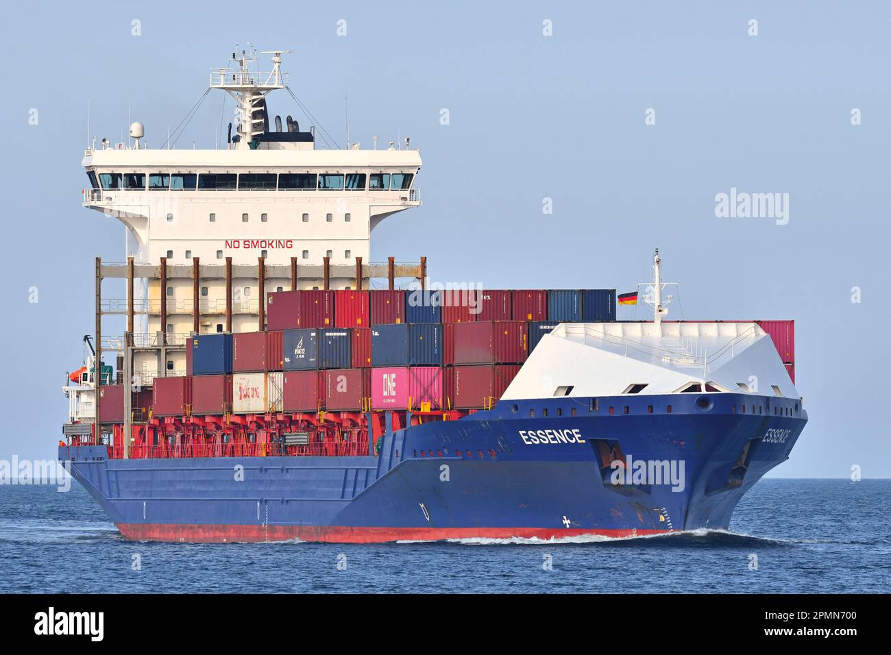 Containership ESSENCE Stock Photo