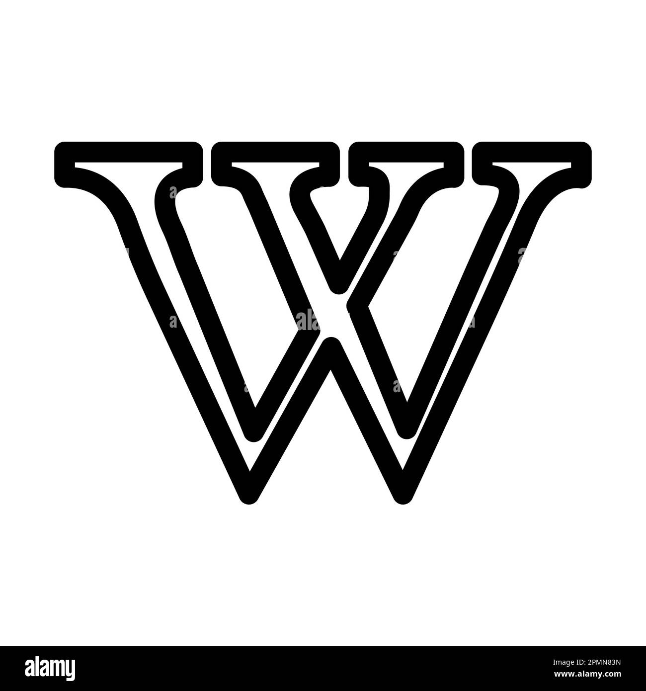 Wikipedia icon Black and White Stock Photos & Images Alamy