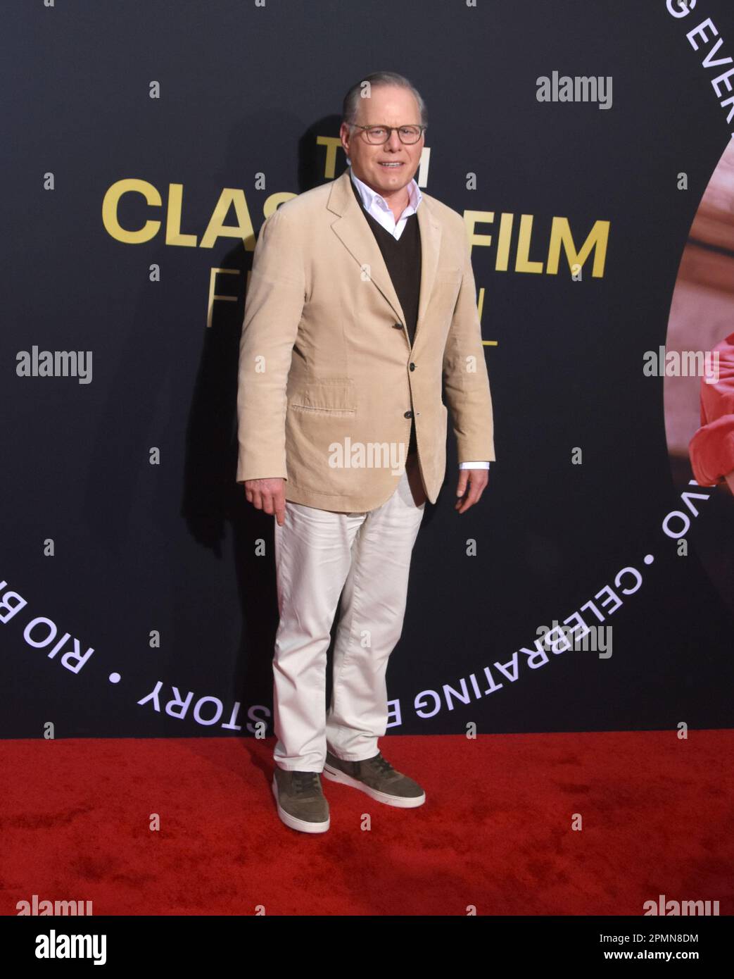 Los Angeles, California, USA 13th April 2023 President and CEO of Warner Bros. Discovery attends Opening Night of 2023 TCM Classic Film Festival at TCL Chinese Theatre on April 13, 2023 in Los Angeles, California, USA. Photo by Barry King/Alamy Live News Stock Photo