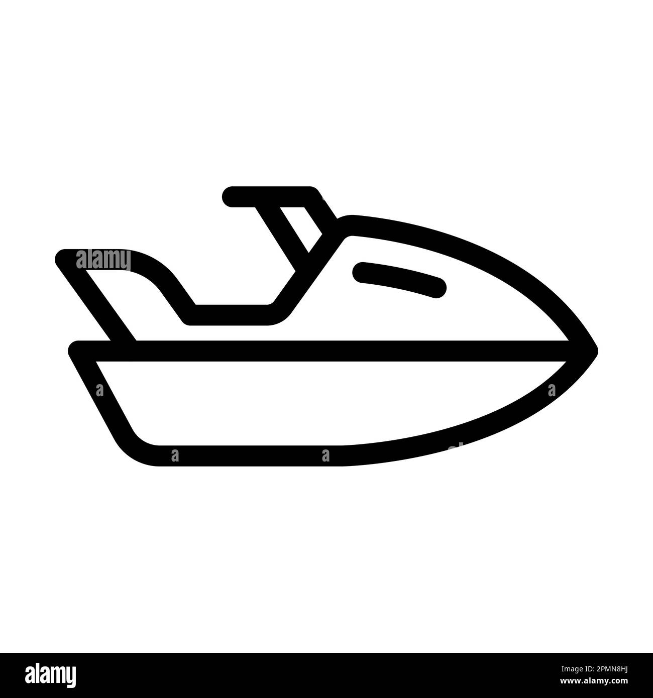 Jetski jet ski Black and White Stock Photos & Images Alamy