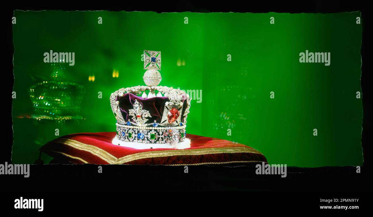 Imperial State Crown - Coronation Stock Photo