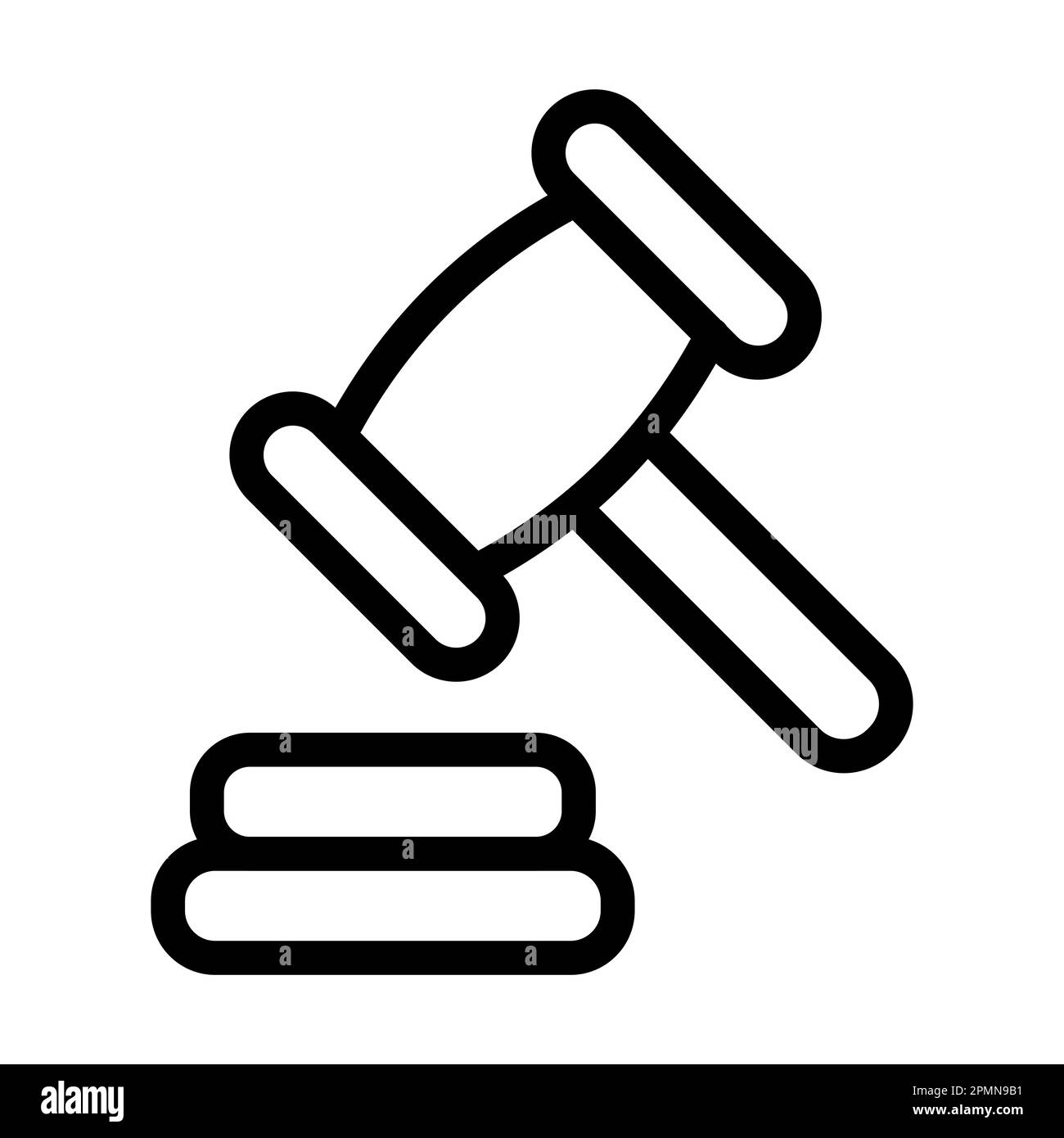 Legal Vector Thick Line Icon For Personal And Commercial Use Stock ...