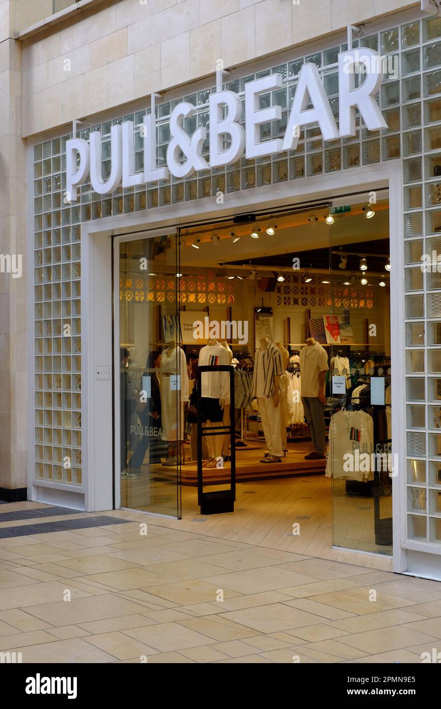 Pull&Bear store in Cabots Circus shopping area Bristol UK Stock Photo