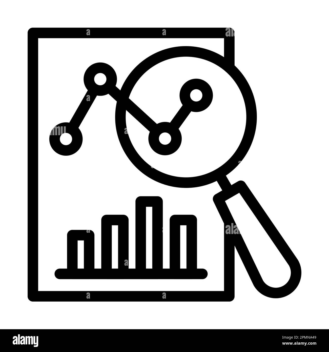 Research Vector Thick Line Icon For Personal And Commercial Use Stock ...