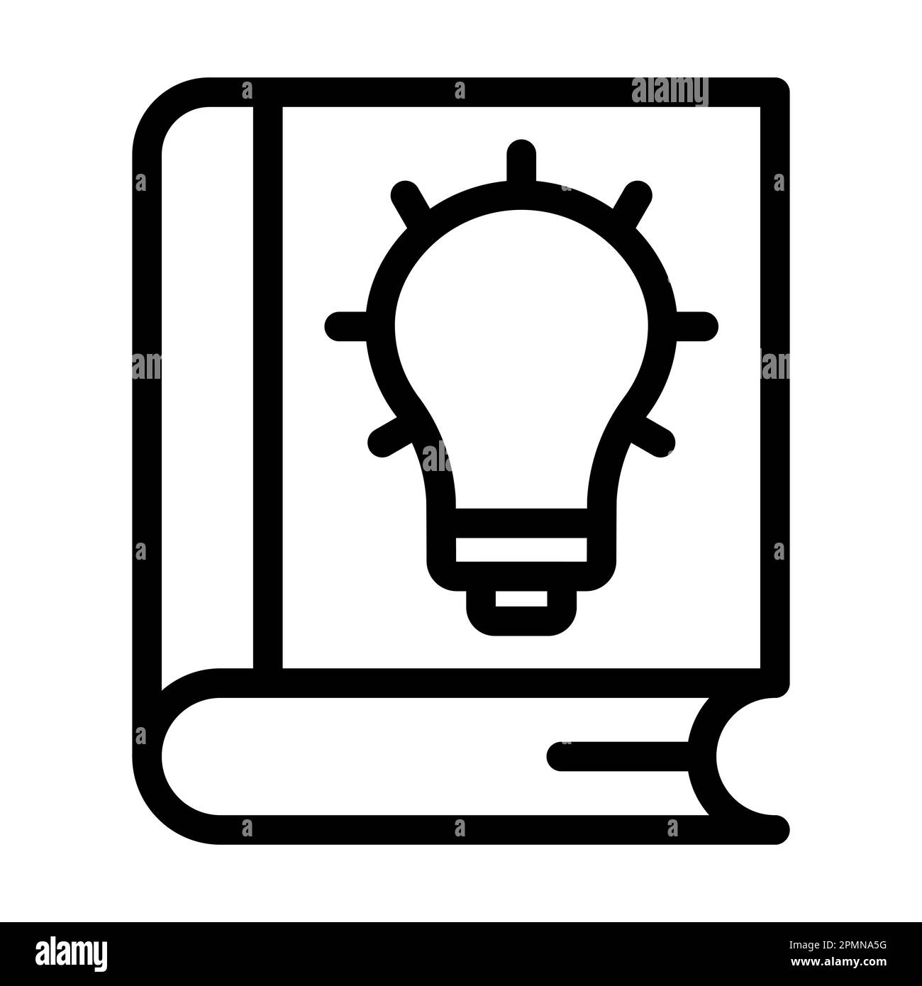 Knowledge Vector Thick Line Icon For Personal And Commercial Use Stock ...