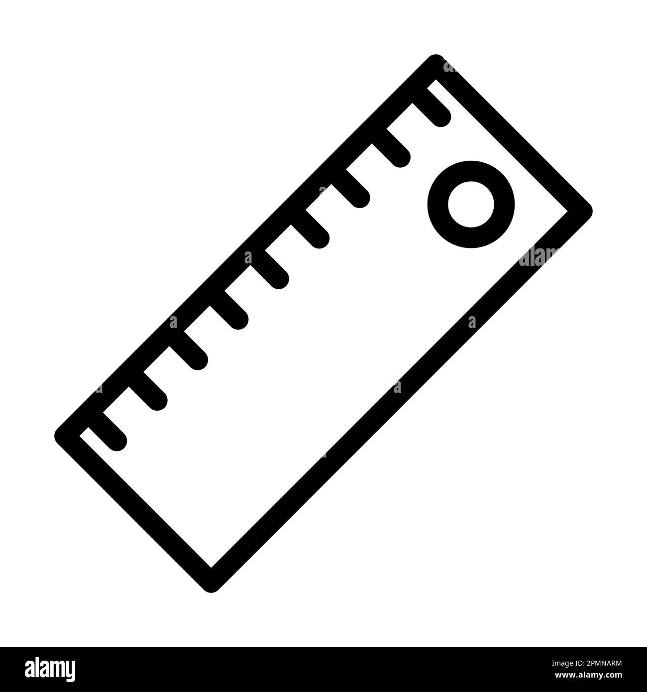 Ruler Vector Thick Line Icon For Personal And Commercial Use Stock ...