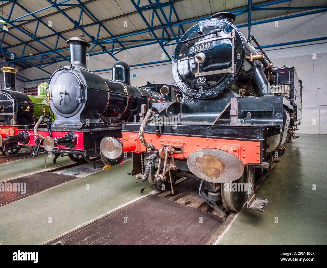 General image inside the National Railway Museum in York seen here ...