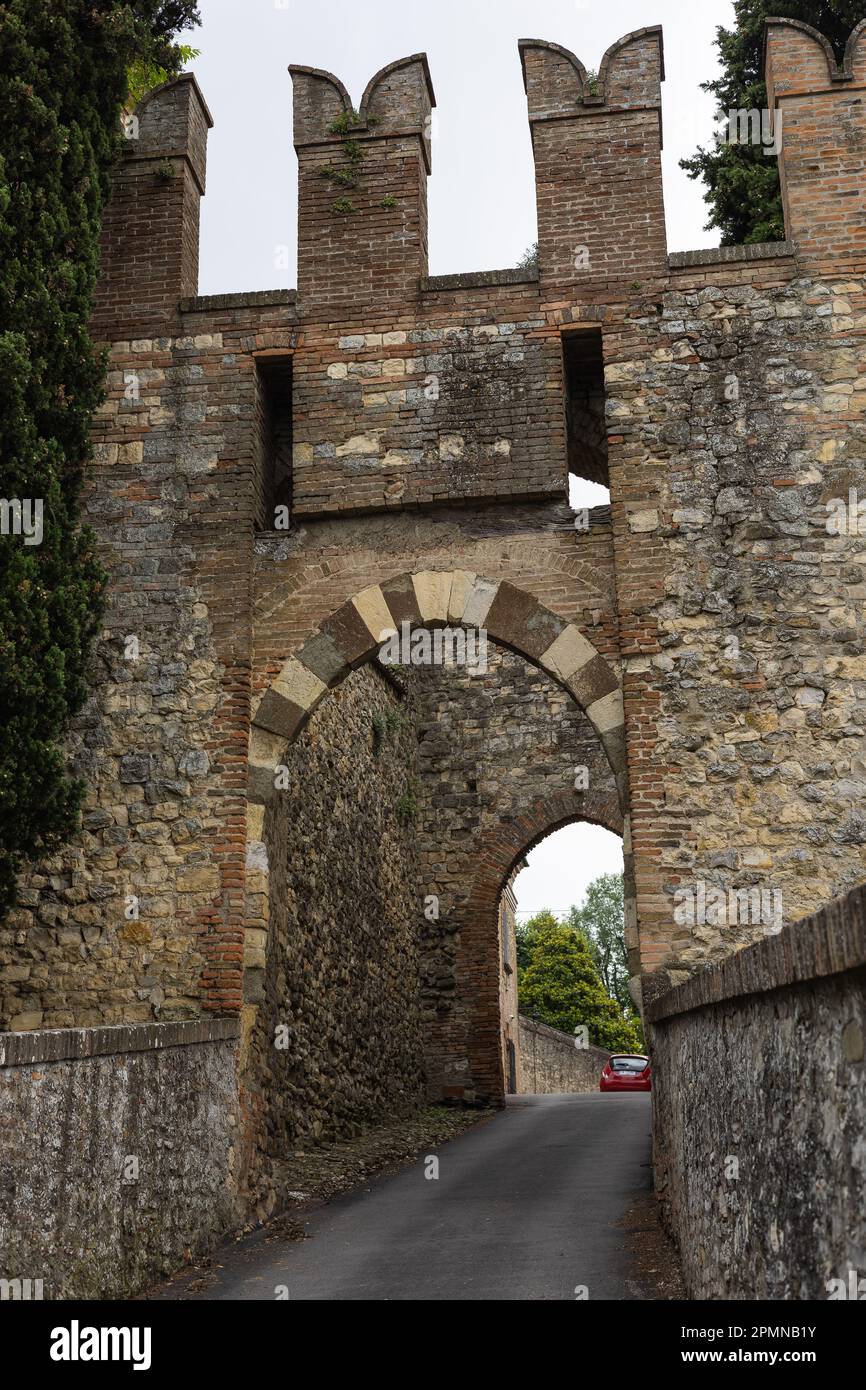 Castle of Serravalle Bologna Stock Photo Alamy