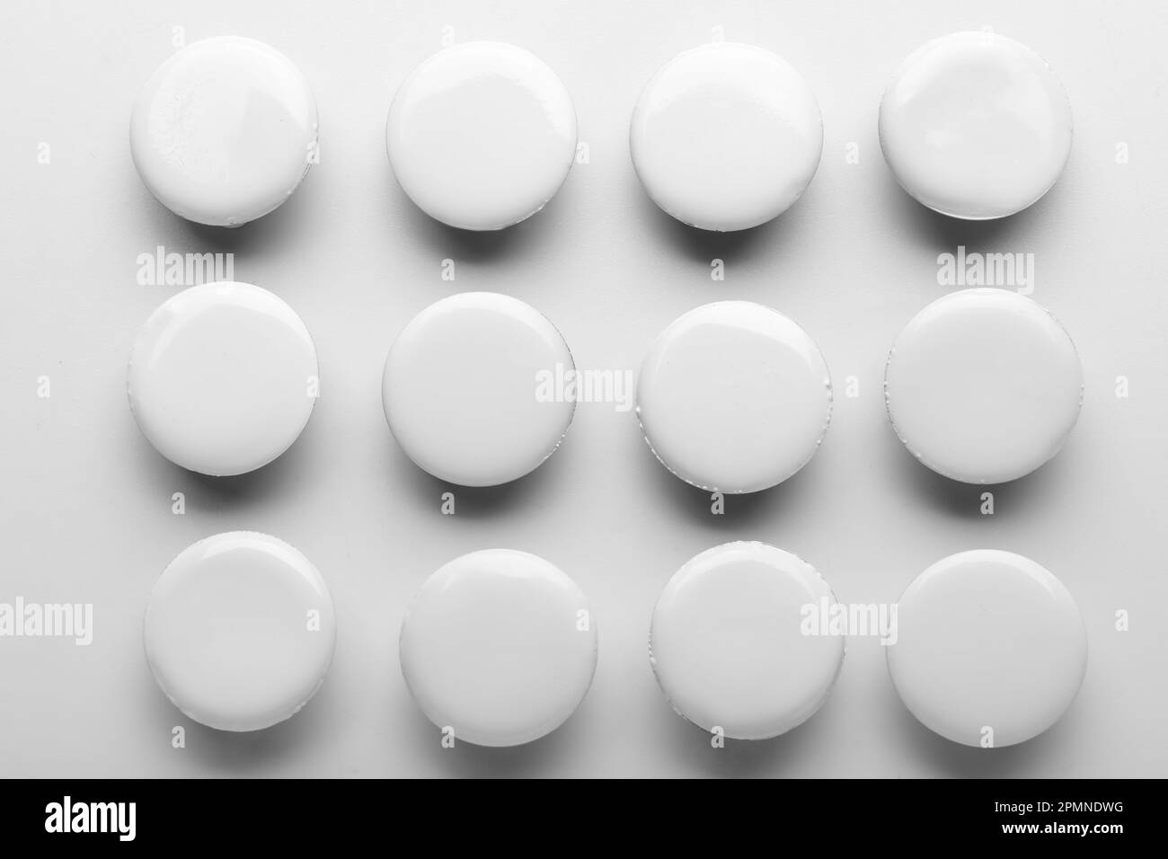 Blank badges isolated on white background Stock Photo - Alamy