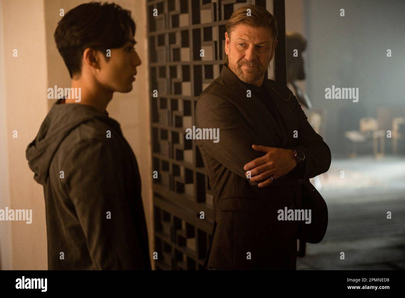 Knights of the Zodiac Mackenyu & Sean Bean Stock Photo Alamy