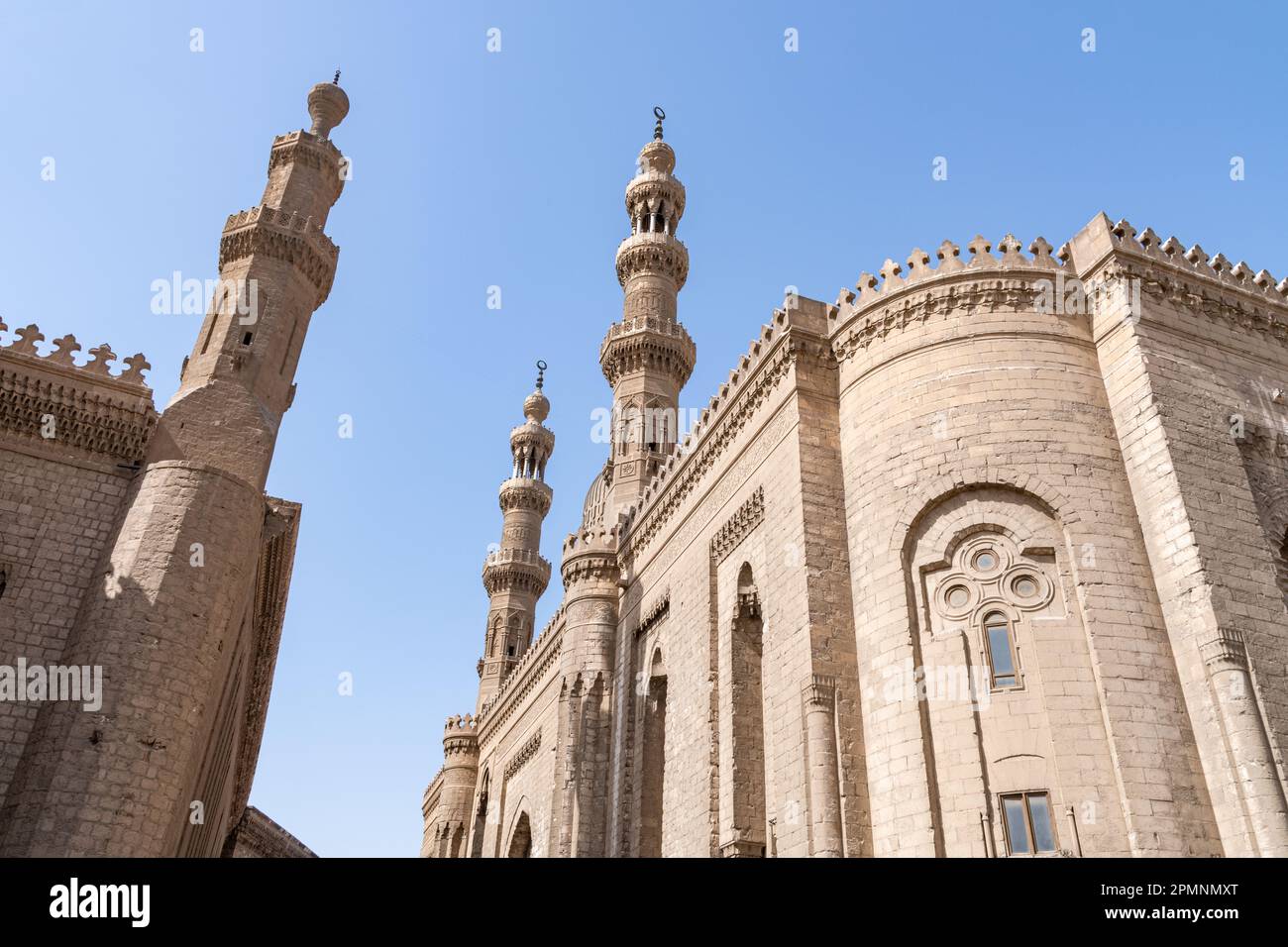 A view of Al-Rifai Mosque in Cairo, Egypt Stock Photo