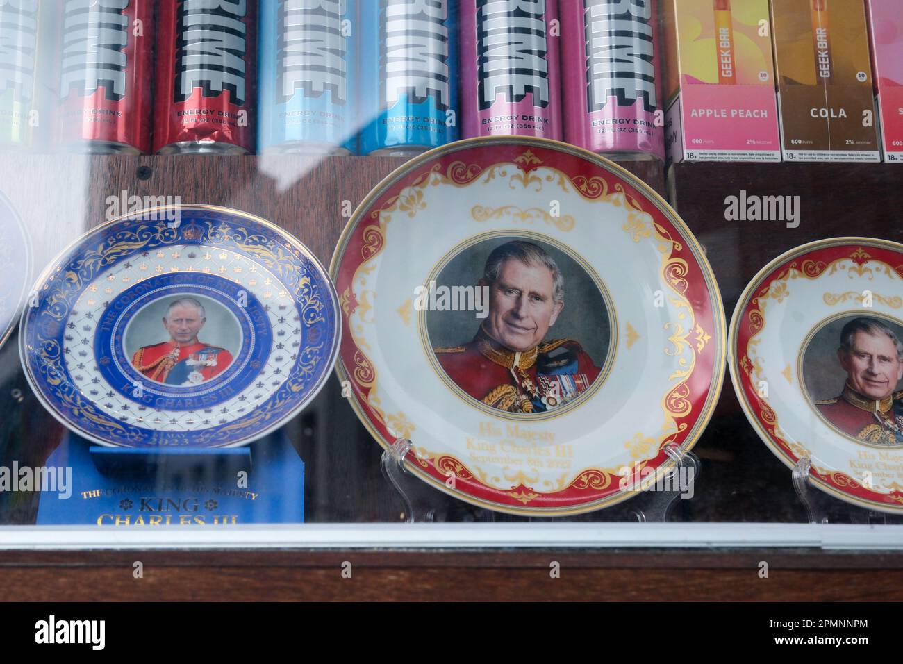 Leicester Square, London, UK. 14th April 2023. Preparations for the