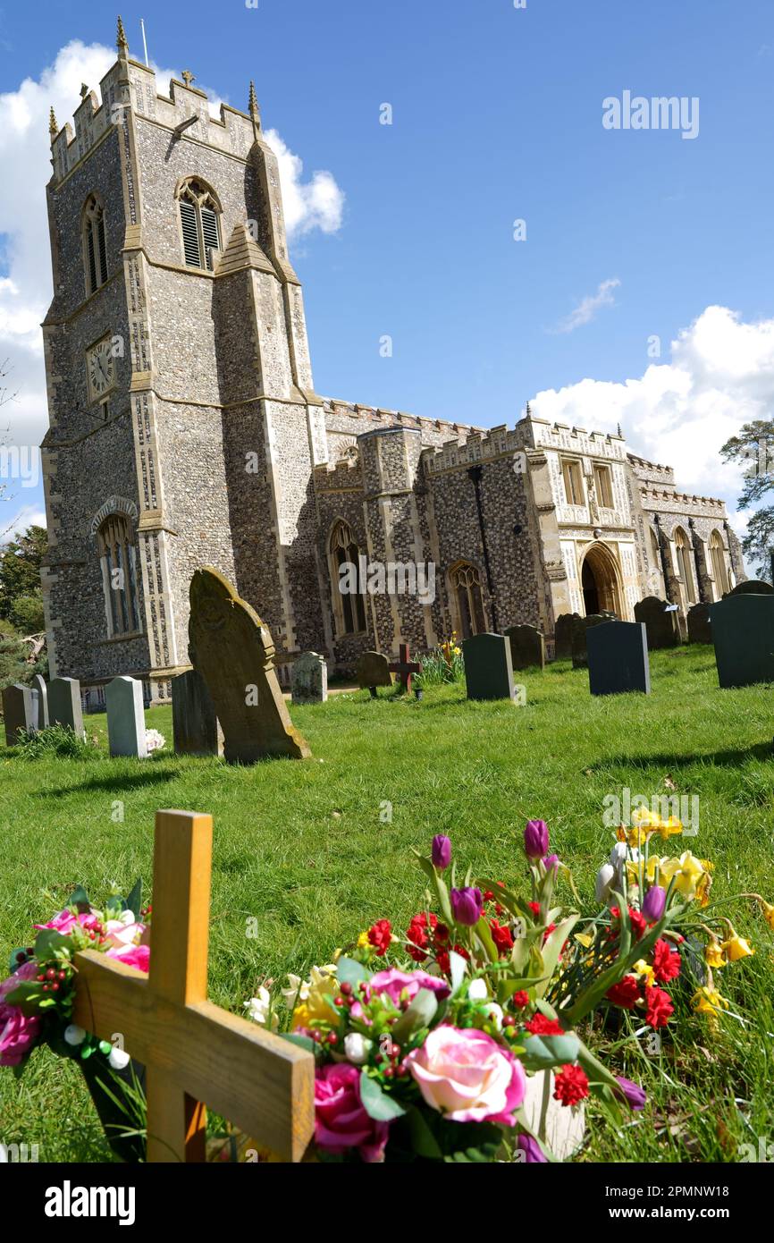 Holy Trinity church, Loddon, Norfolk, UK Stock Photo
