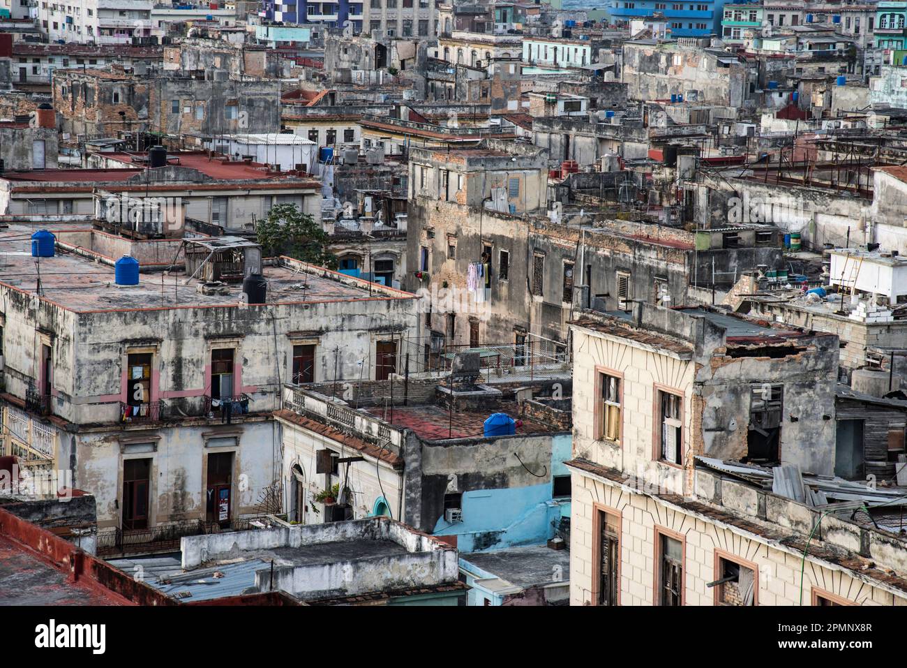 Dilapidated housing in Havana, Cuba; Havana, Cuba Stock Photo Alamy
