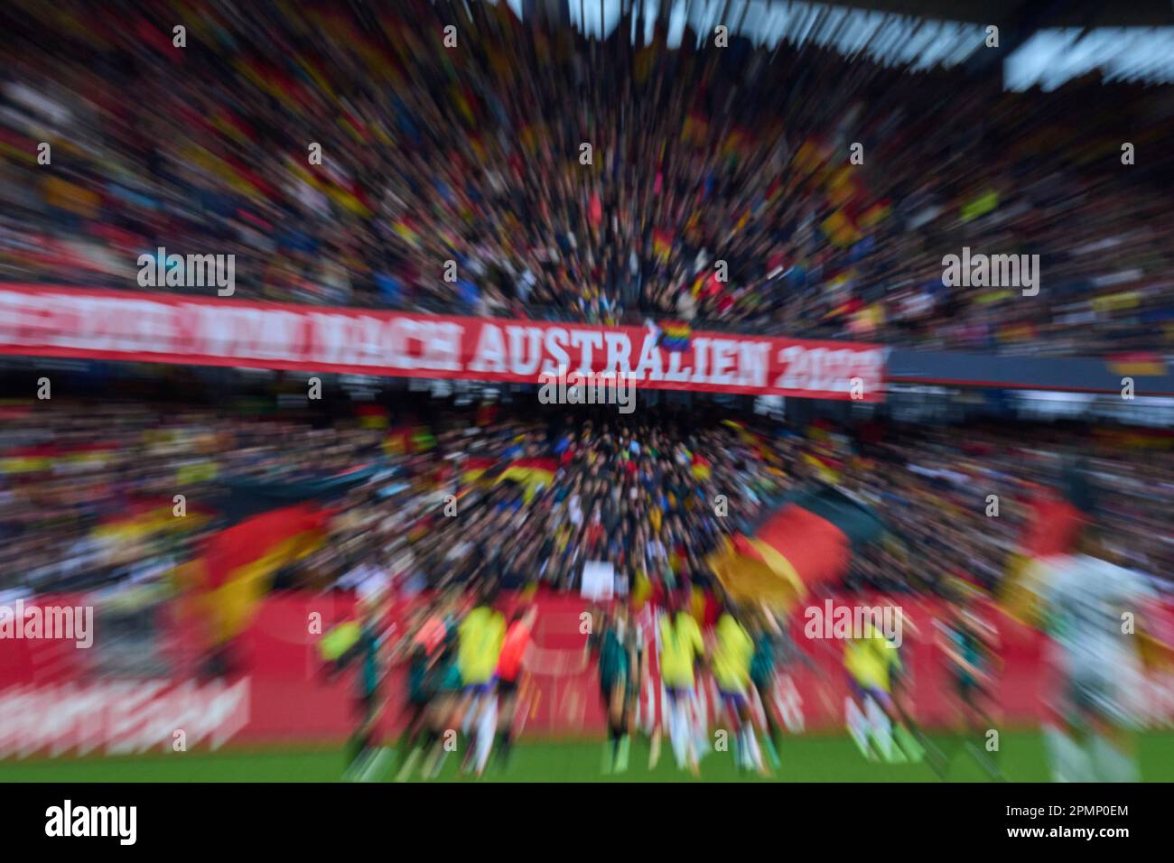 DFB fans in the friendly DFB women match GERMANY - BRASIL 1-2 ...