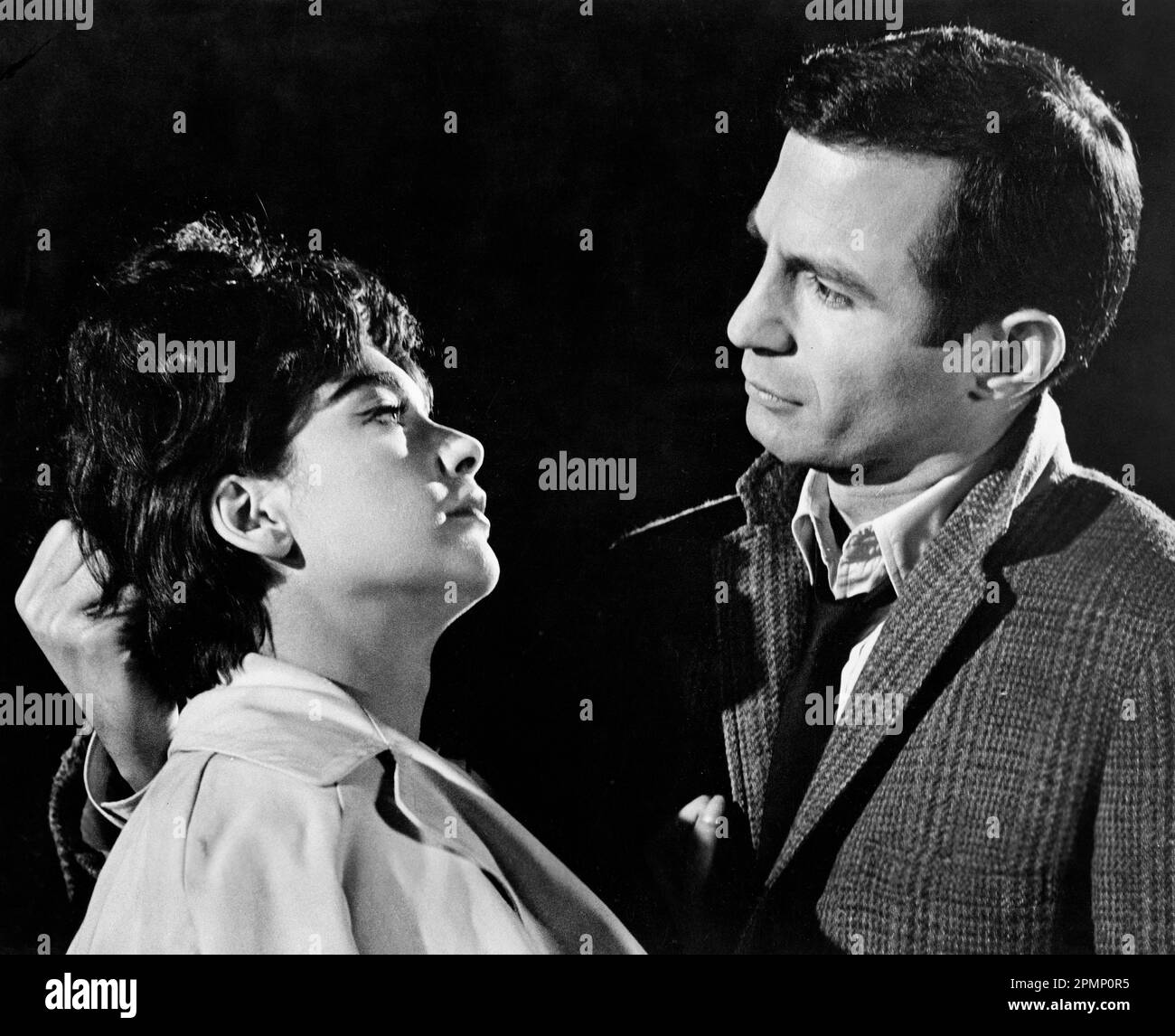 Suzanne Pleshette, Ben Gazzara, on-set of the Film, 'A Rage to Live', United Artists, 1965 Stock Photo