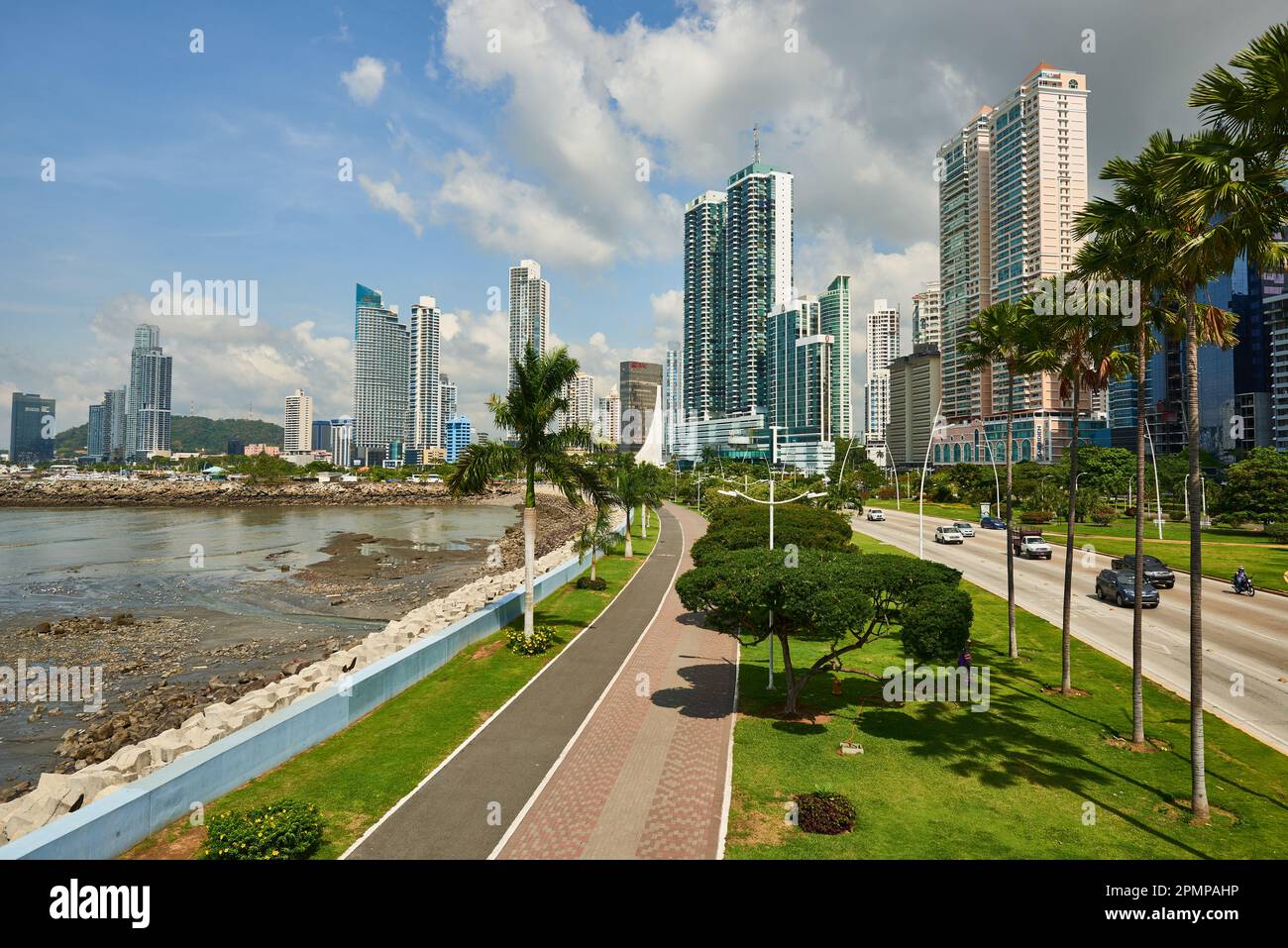 Cinta Costera, Panama City, Republic of Panama, Central America. Stock Photo