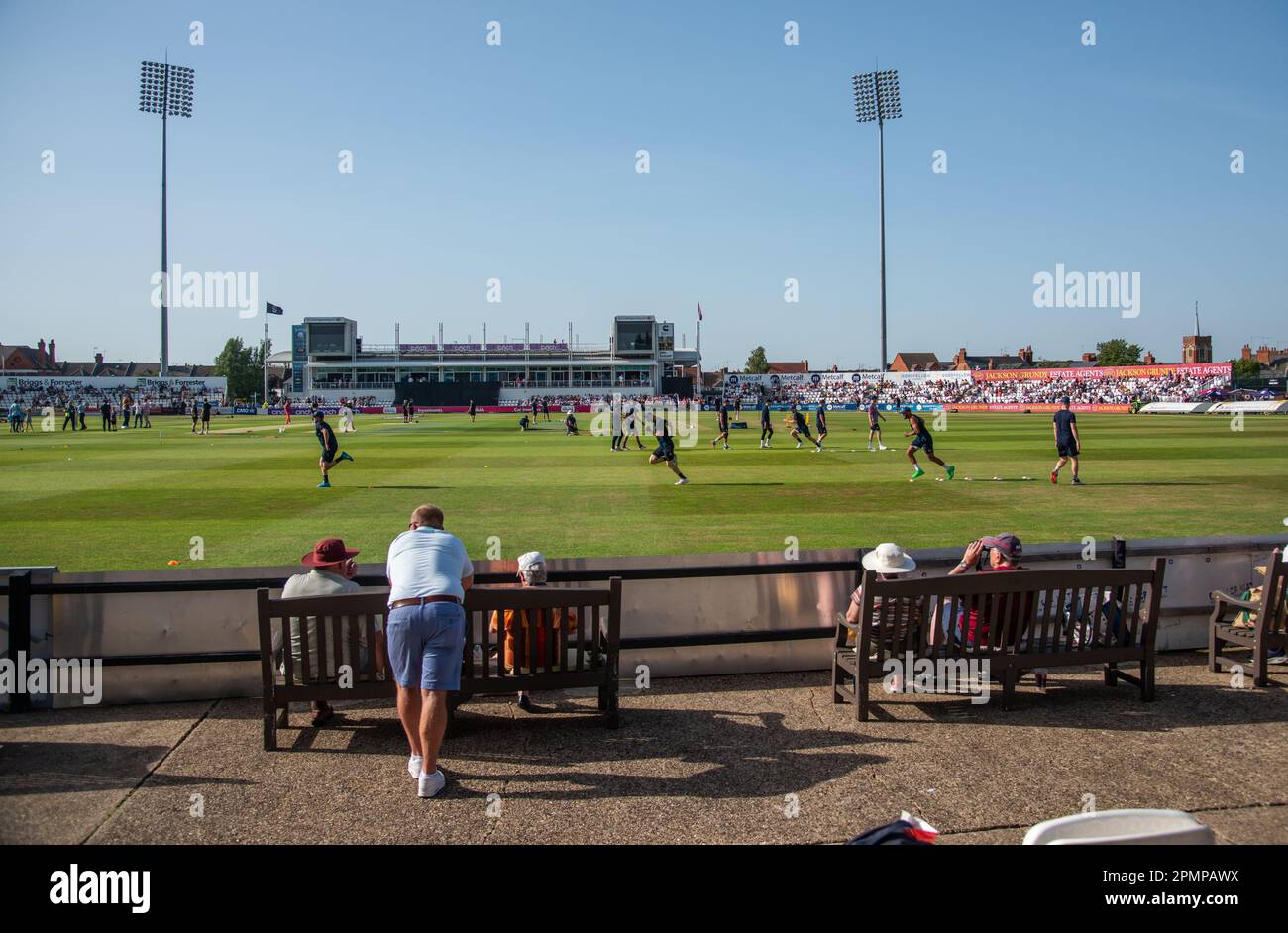 Lancashire Cricket Club - Northampton 2022 Stock Photo