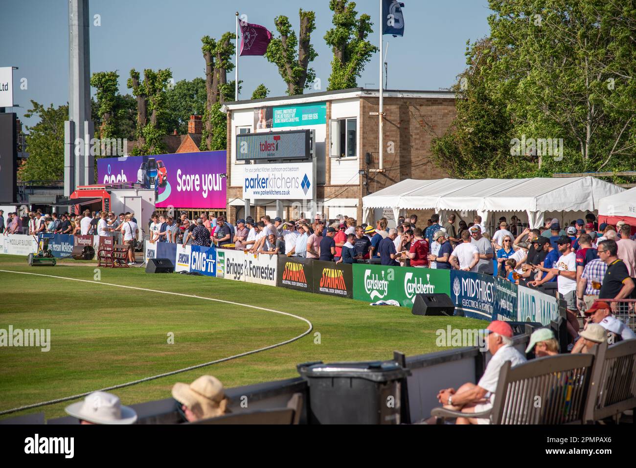 Lancashire Cricket Club - Northampton 2022 Stock Photo
