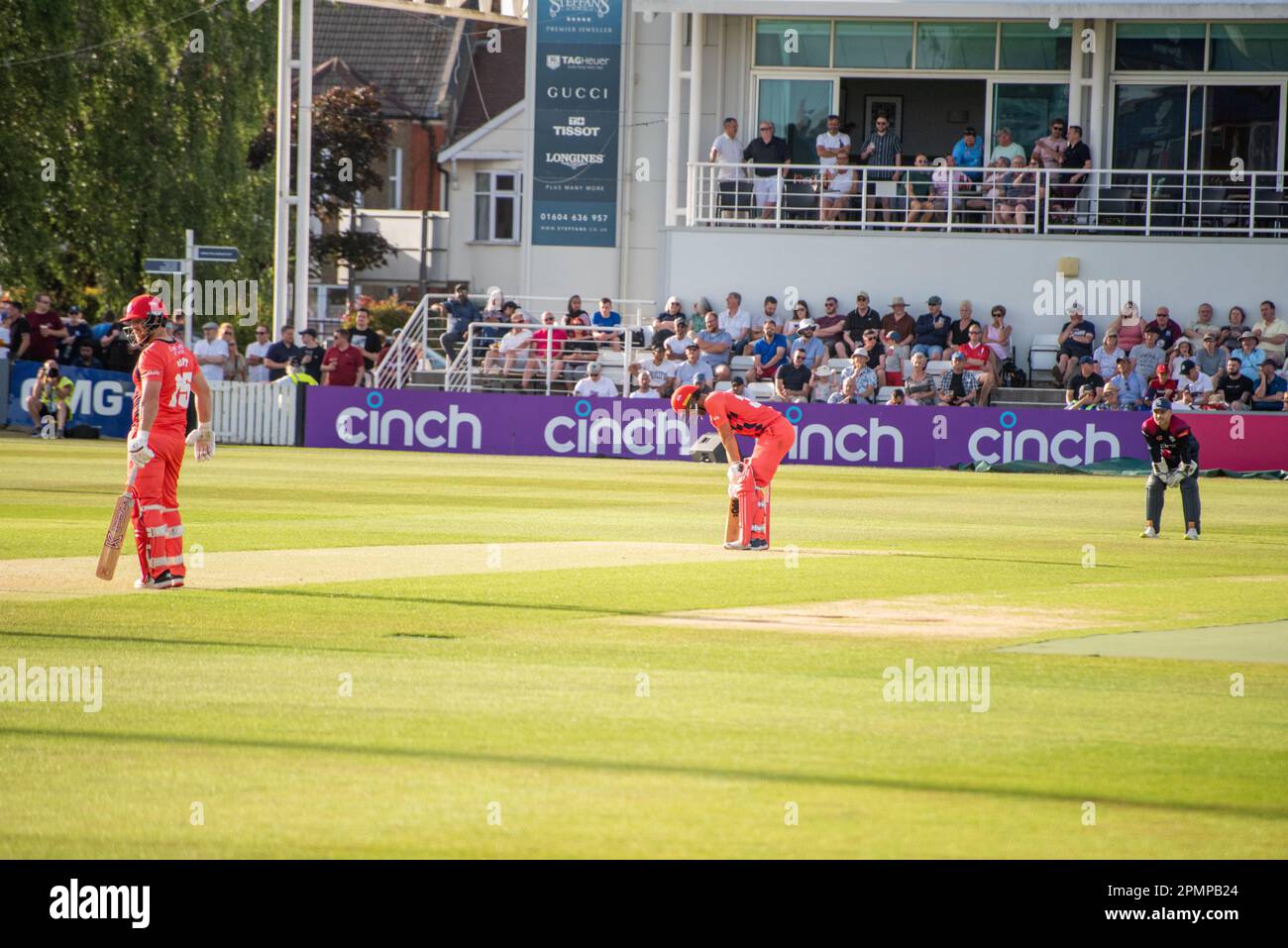 Lancashire Cricket Club - Northampton 2022 Stock Photo