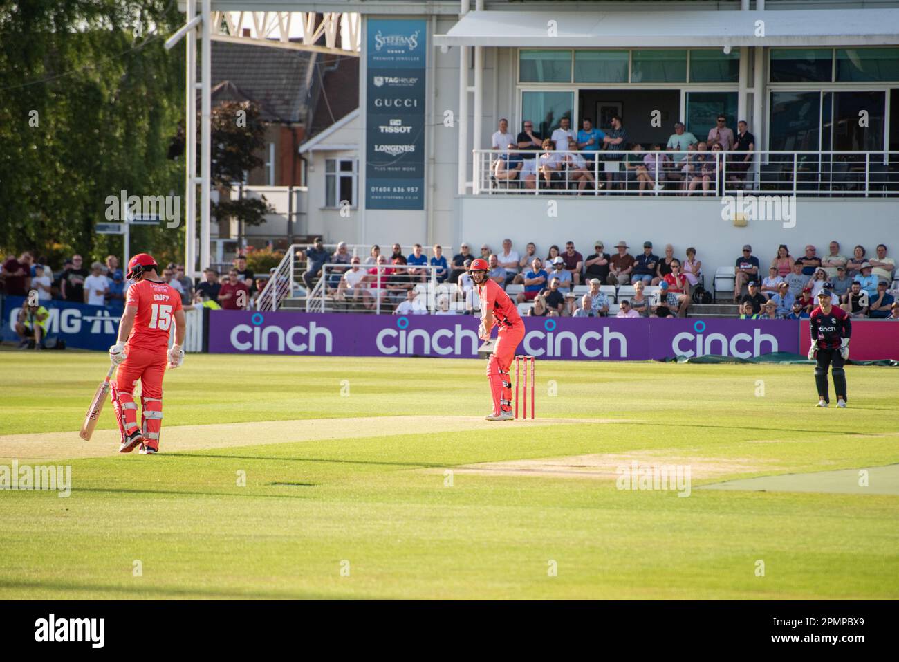 Lancashire Cricket Club - Northampton 2022 Stock Photo