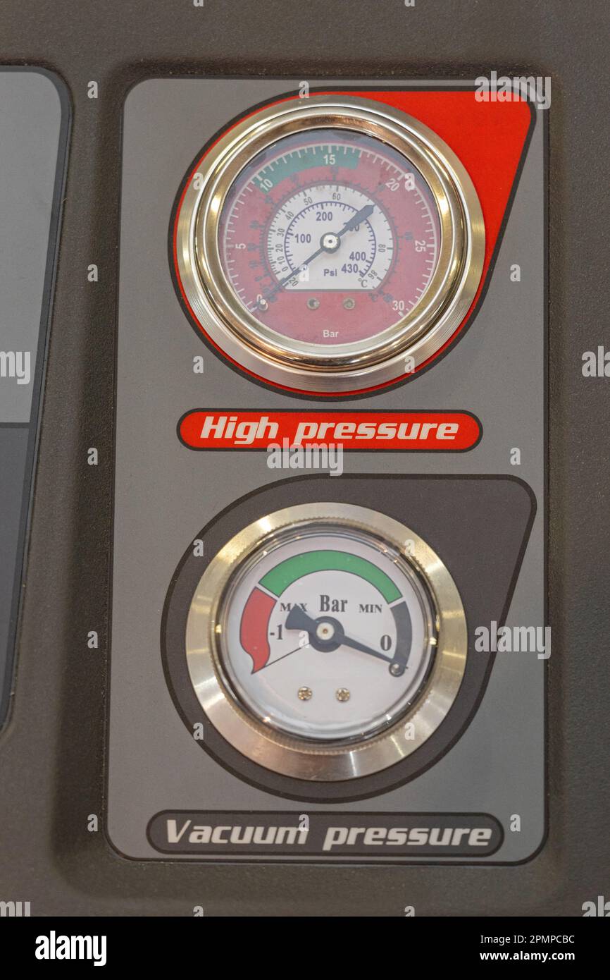 High Pressure Vacuum Gauge Bar Scale Garage Equipment Machine Stock
