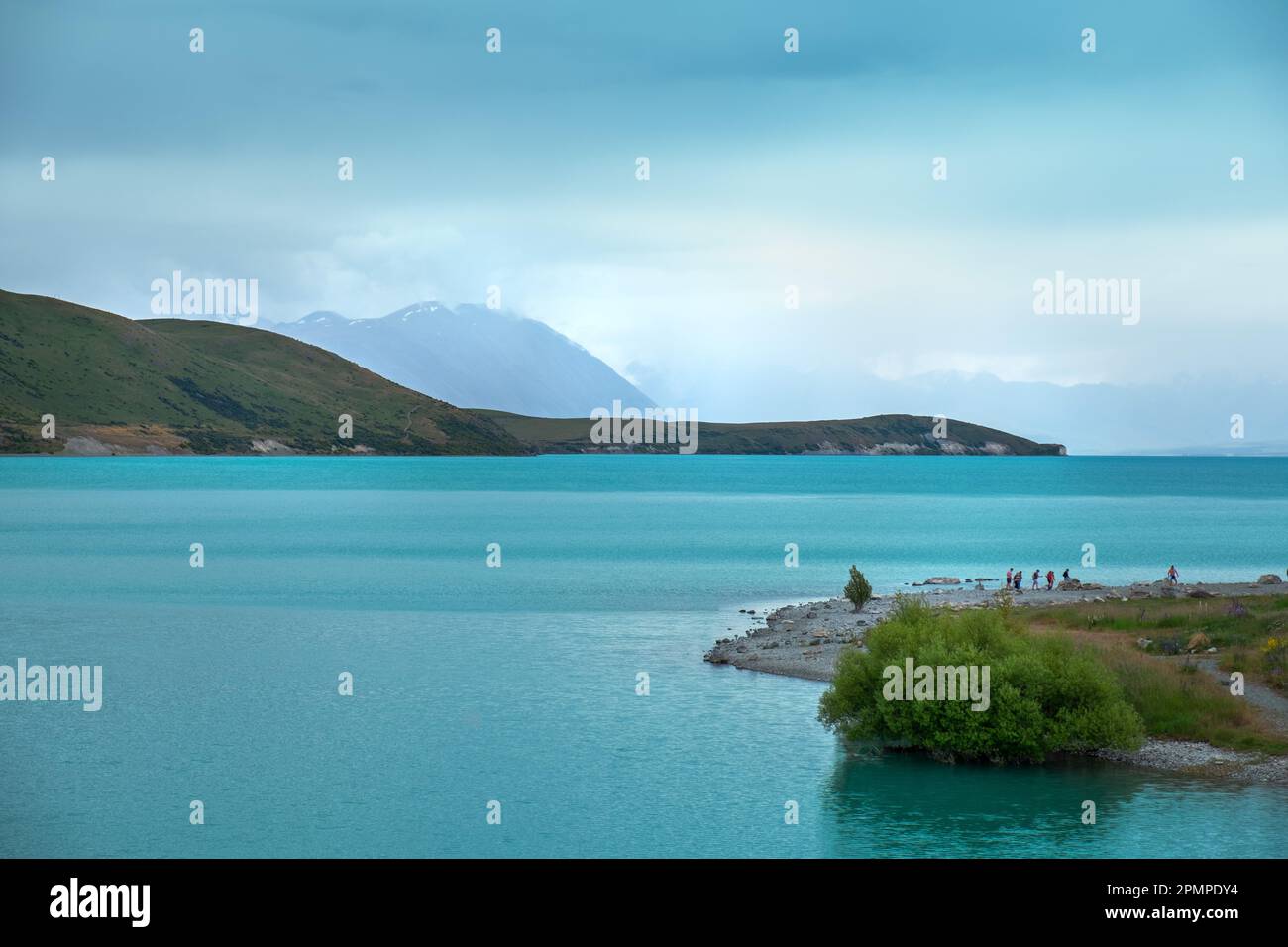 View on the Lake Tekapo, New Zealand, South Island Stock Photo - Alamy