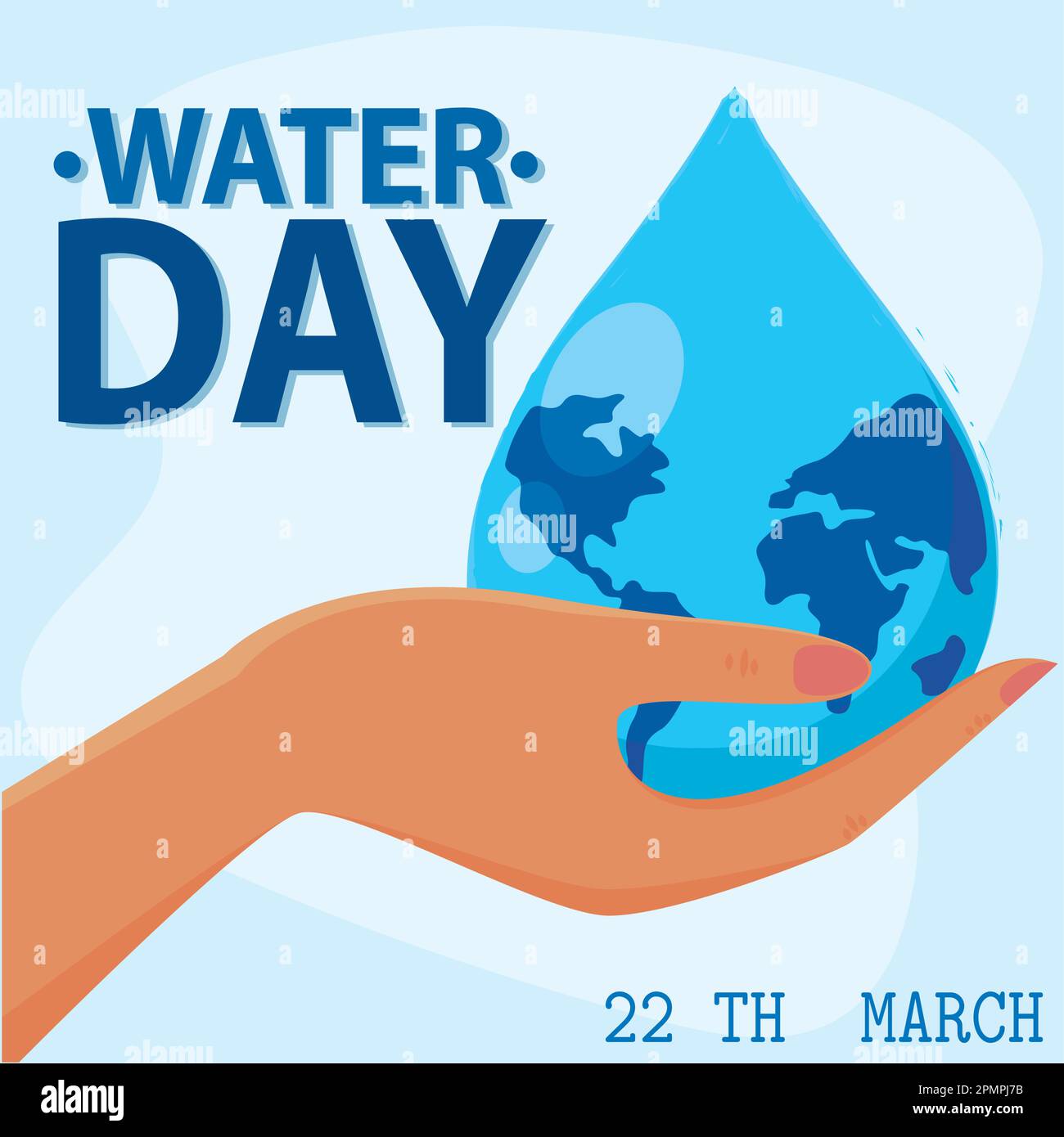 World water day poster background Vector Stock Vector Image & Art - Alamy