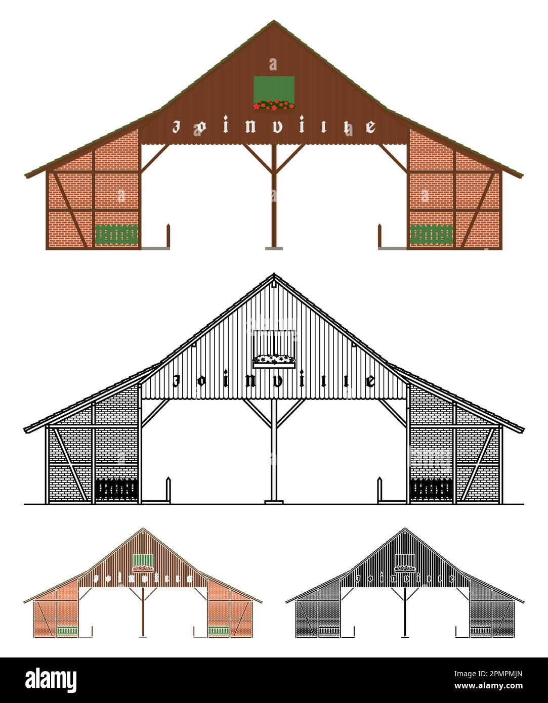 Portico home Stock Vector Images - Alamy