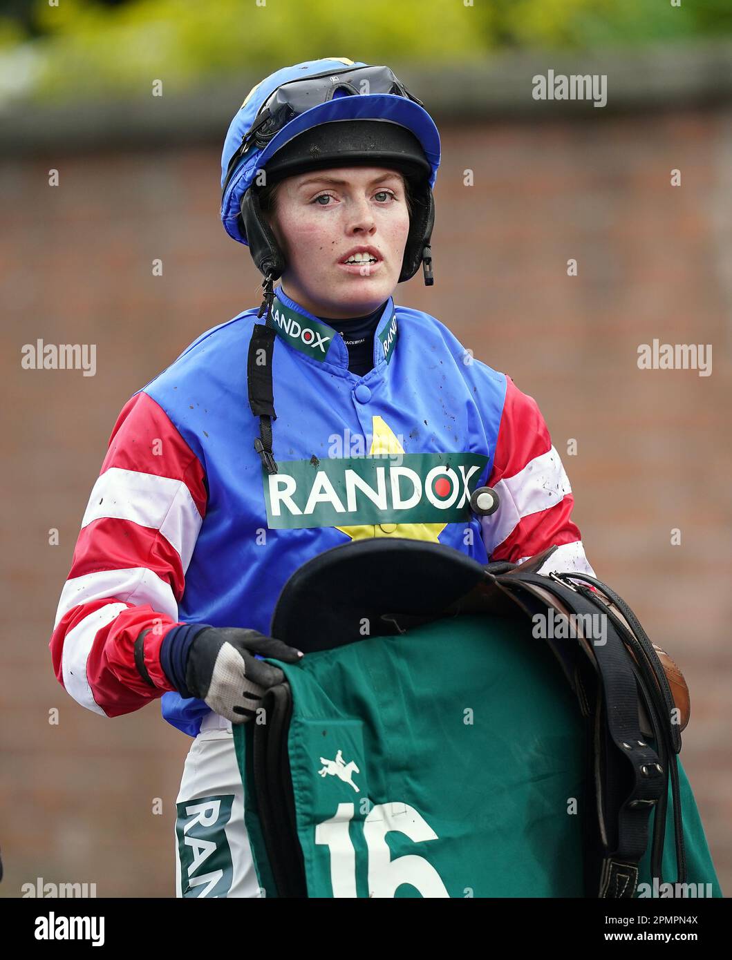 Jockey Benson during day two of the Randox Grand National