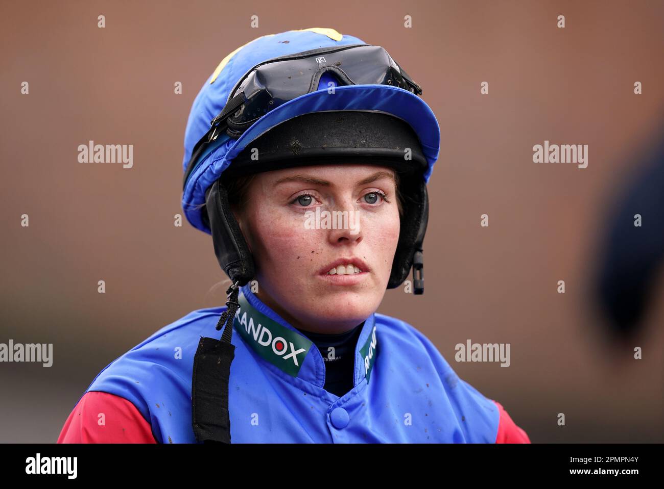 Jockey Benson during day two of the Randox Grand National