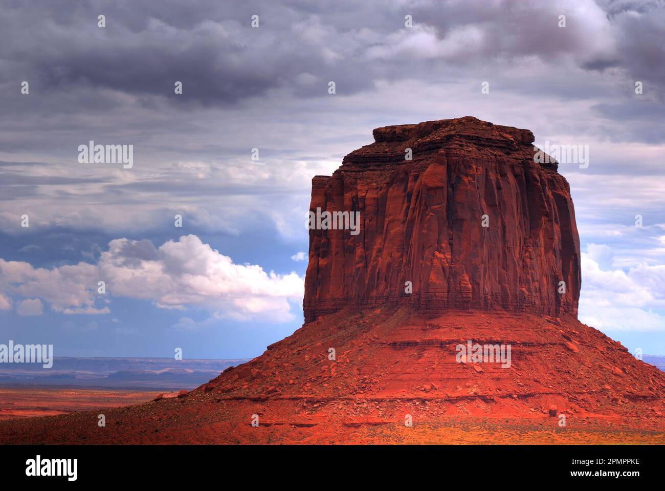Stormy weather over Monument Valley Stock Photo Alamy