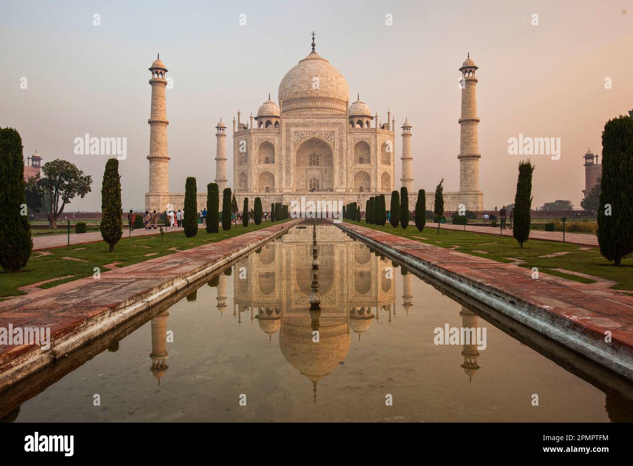 The Taj Mahal; Agra, India Stock Photo