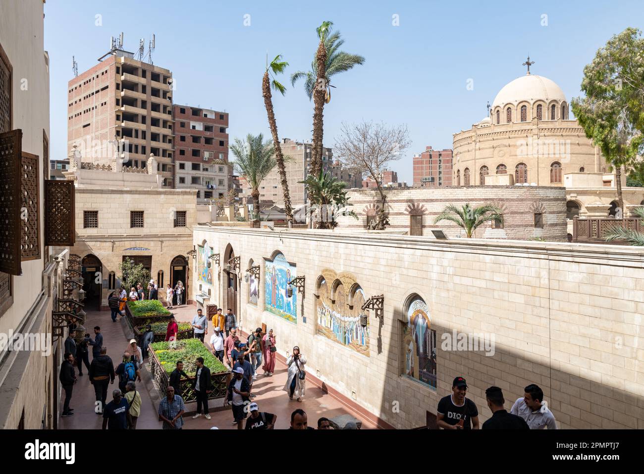 The Hanging Church in Coptic Cairo in Cairo, Egypt Stock Photo