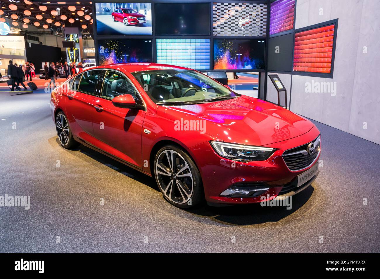 Opel Insignia car at the Frankfurt IAA Motor Show. Germany - September 12, 2017. Stock Photo