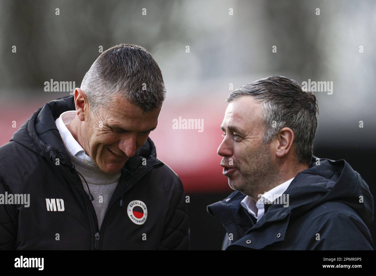 Zwolle, Netherlands. 14th Apr, 2023. ROTTERDAM (lr) sbv Excelsior