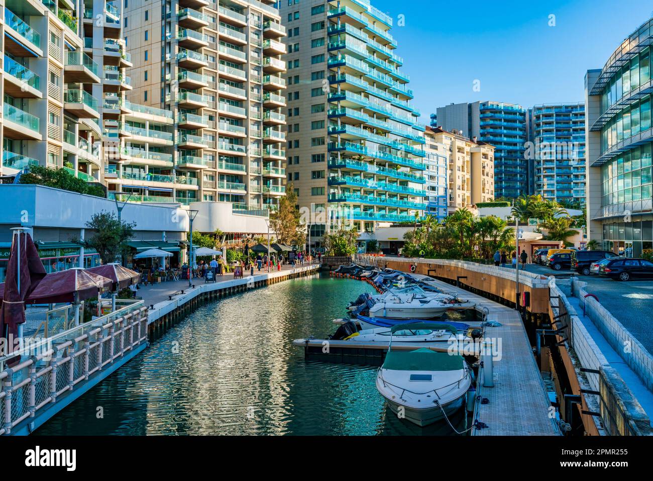 GIBRALTAR, UK MARCH 10, 2023 Marina Bay within Gibraltar's Ocean