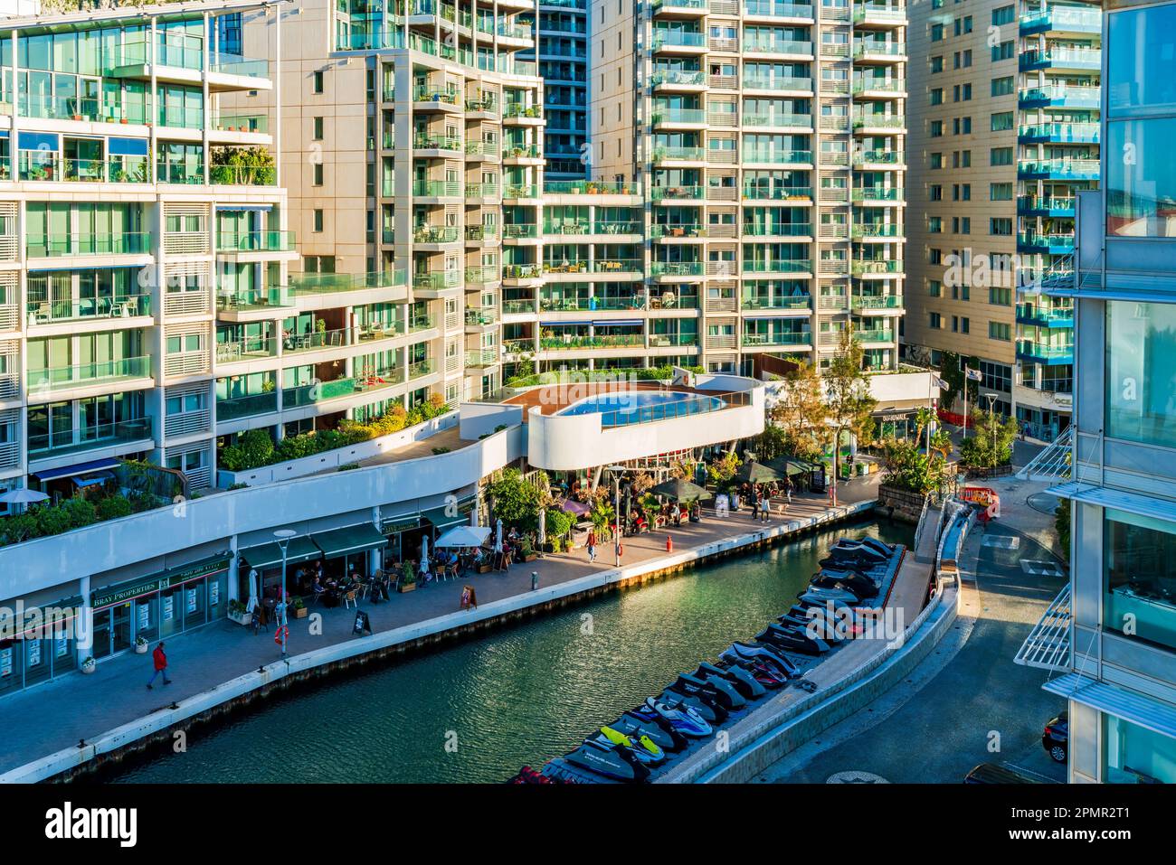 GIBRALTAR, UK MARCH 10, 2023 Marina Bay within Gibraltar's Ocean