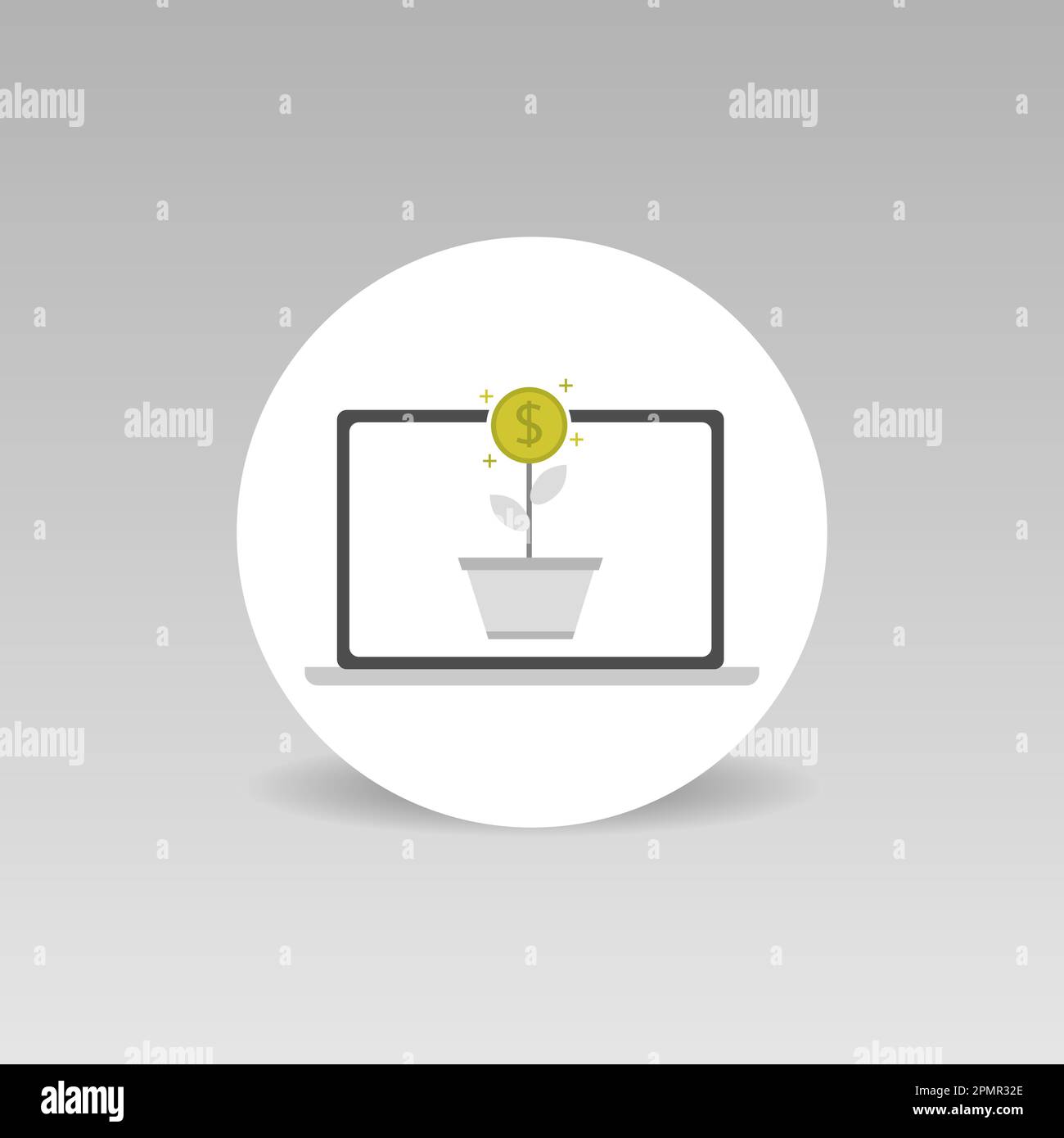 Money tree leaves Stock Vector Images - Alamy