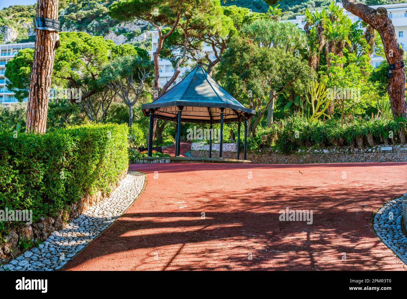 La Alameda botanical garden in Gibraltar town, UK Stock Photo - Alamy