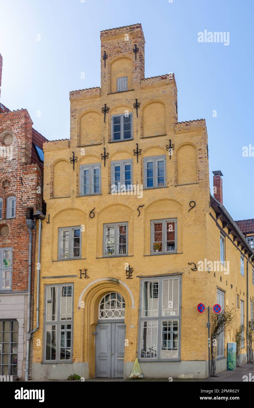 Period building (1659), Glockengießerstraße, Lübeck, Schleswig-Holstein, Federal Republic of Germany Stock Photo
