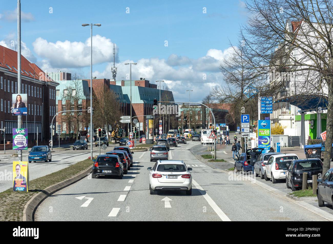 Fackenburger Allee, Holstentor Nord, Lübeck, Schleswig-Holstein, Federal Republic of Germany Stock Photo