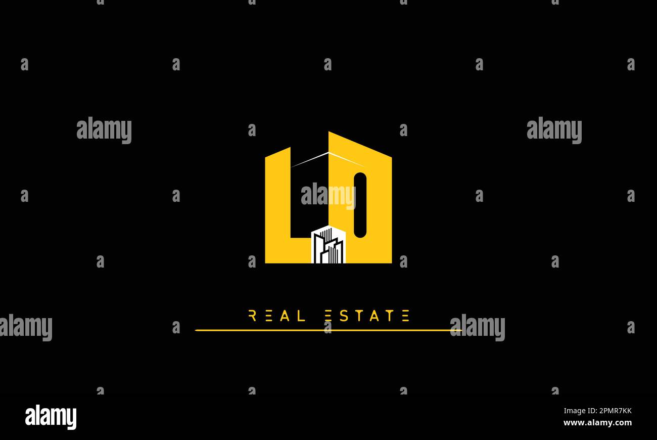 Lo real estate logo hires stock photography and images Alamy