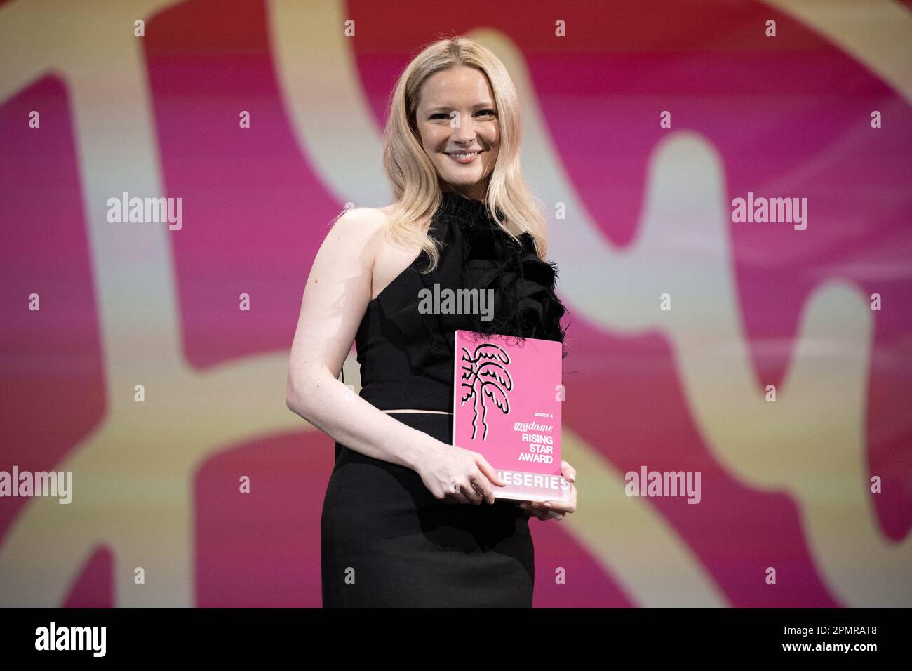 Cannes, France. 14th Apr, 2023. Morfydd Clark poses with the Rising