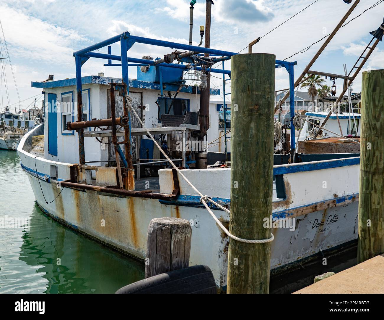 ROCKPORT, TX 14 FEB 2023 The Doña Celita, a commercial fishing boat