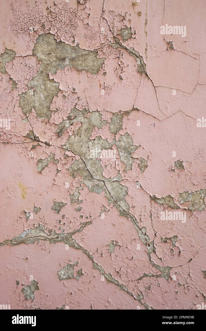 peeling paint on exterior wall grunge background Stock Photo Alamy
